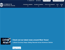 Tablet Screenshot of lubbocknational.com